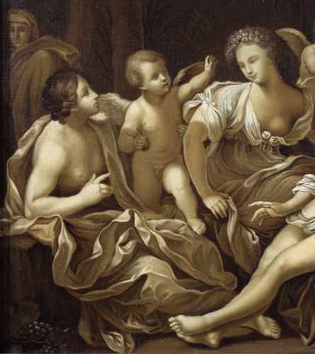 XVIIe siècle - Les 4 saisons - attribué à Francesco Gessi (1588-1649)